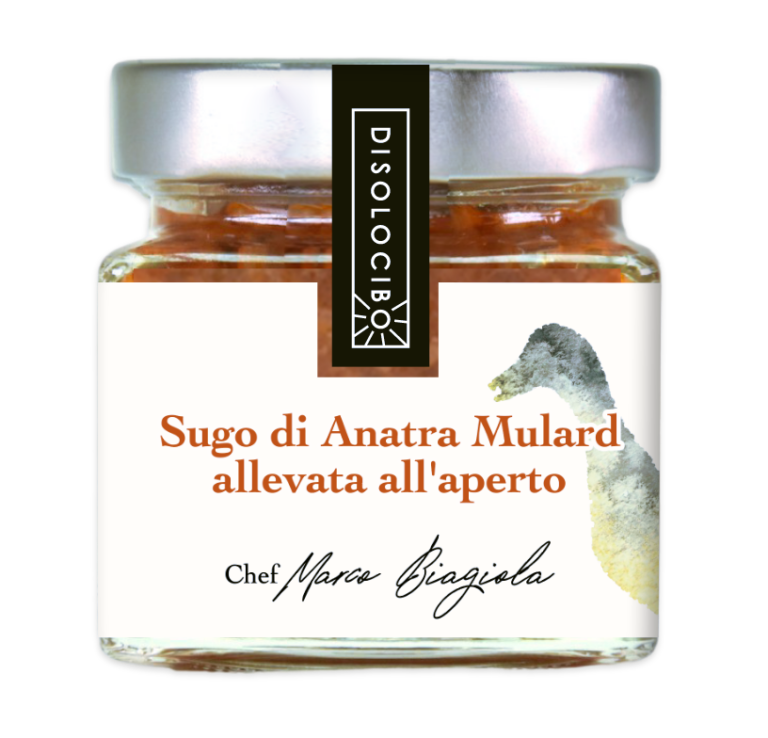 Sugo di anatra mulard allevata all'aperto