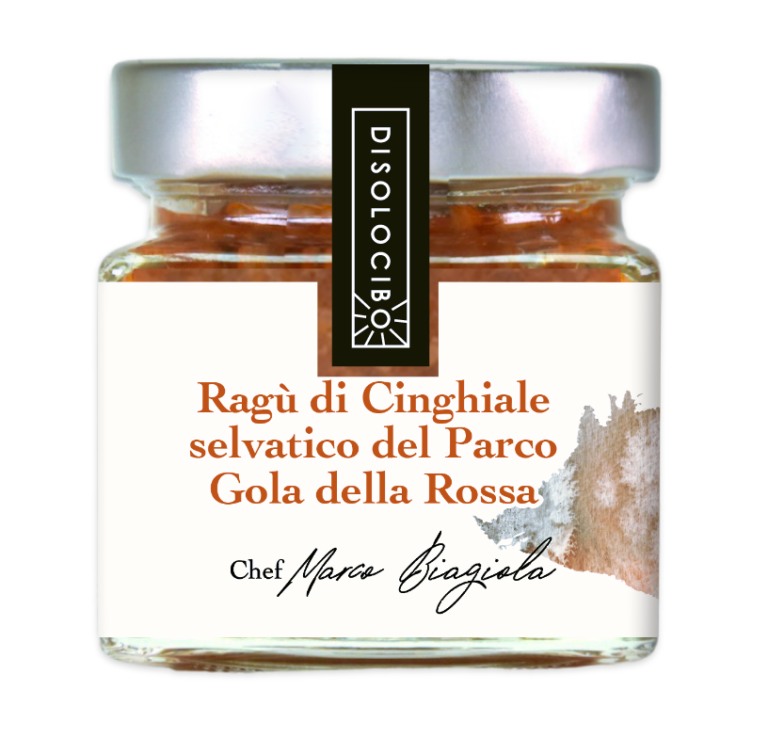 Ragù di cinghiale selvatico del parco gola della rossa